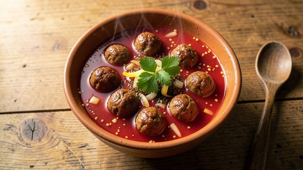 Beef Balls Soup Recipe: Umami-Packed Meatballs in Rich Tomato Broth
