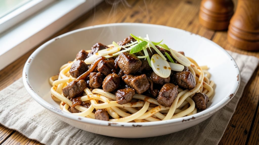 Beef and Frozen Egg Noodles Recipe: One-Pan Protein-Packed Comfort