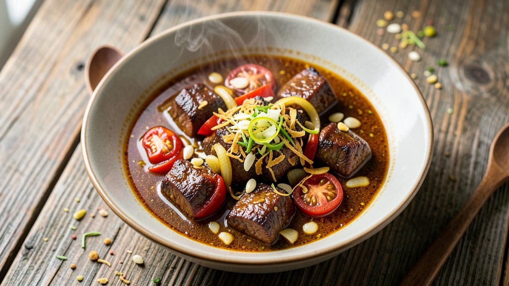 Anglo-Indian Beef Stew Recipe: Spiced Tomato and Tamarind Depth