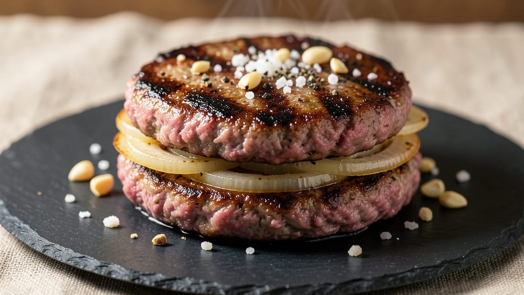 Beef and Pork Burger Patties Recipe: Juicy Blend With Herby Umami Crust