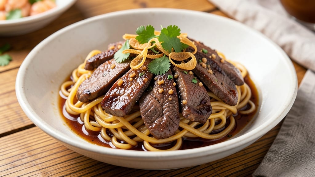 Beef and Hokkien Noodles Recipe: Wok-Searered Umami Crunch in One-Pan