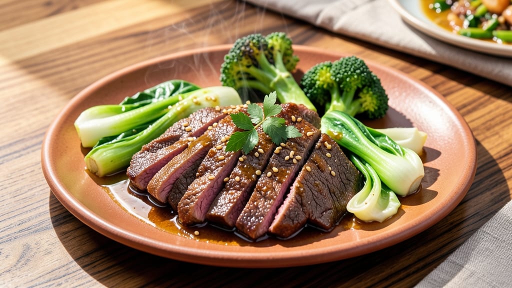 Beef and Greens Chinese Recipe: Wok-Seared Umami Packed One-Pan Harmony