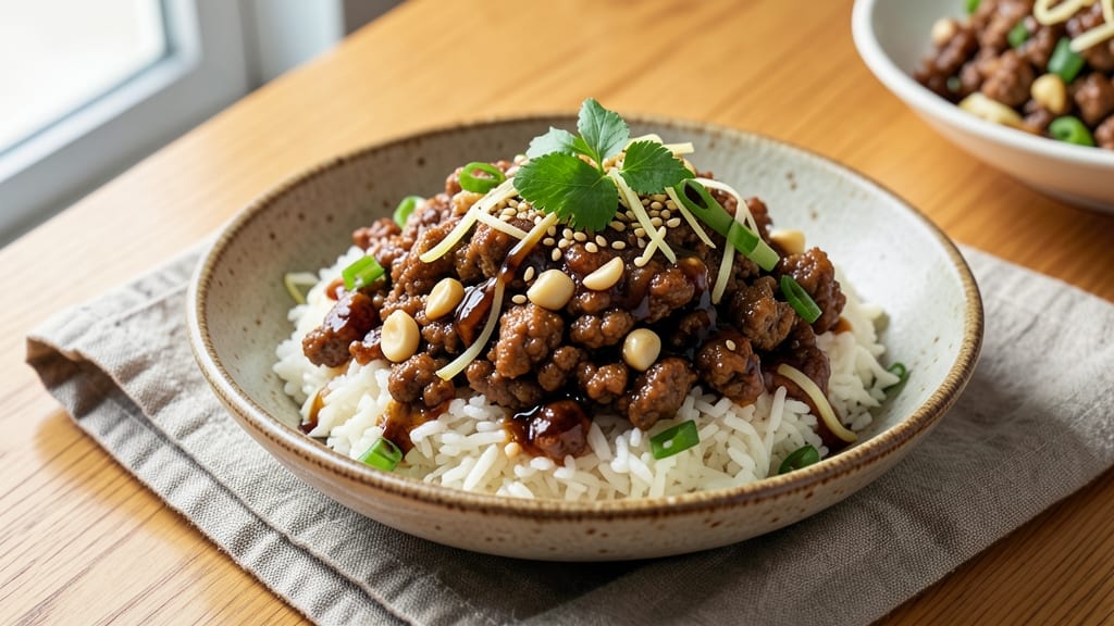 Bao Bun Beef Filling Recipe: Spiced Ground Beef with Aromatic Garlic and Ginger