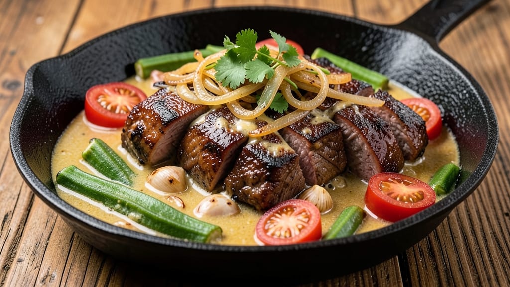 Batangas Beef Caldereta Recipe: Slow-Simmered Coconut and Okra Richness