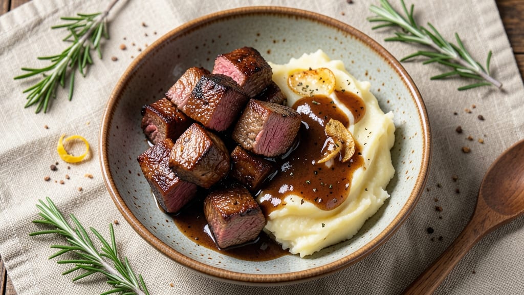 Beef and Mash Recipe: Crispy Crust, Creamy Potatoes, One-Pan Magic
