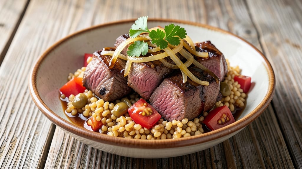 Beef and Bulgur Recipe: Hearty Middle Eastern Stew with Chewy Grains