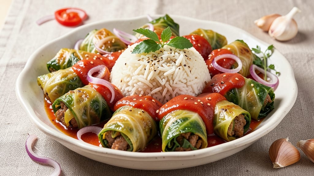 Beef and Rice Cabbage Rolls Recipe: Flavor-Packed Bites With Tender Centers