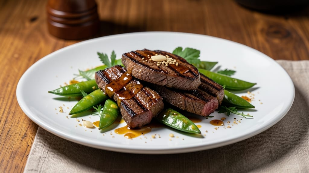 Beef and Sugar Snap Peas Recipe: Sweet-Glazed Stir-Fry with Crunchy Texture
