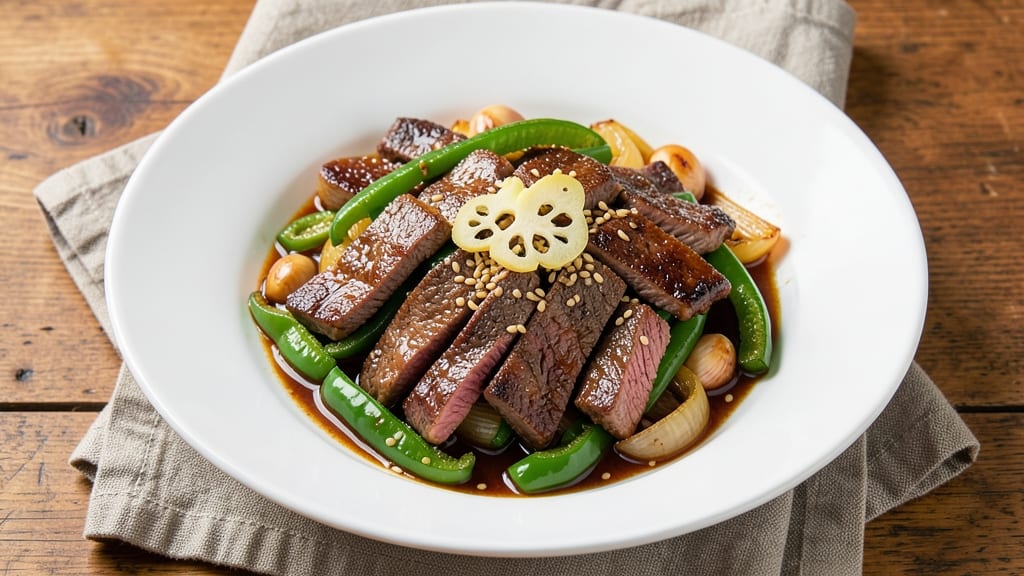 Beef and Green Pepper Stir Fry Recipe: High-Heat Wok Technique for Crisp-Tender Bites
