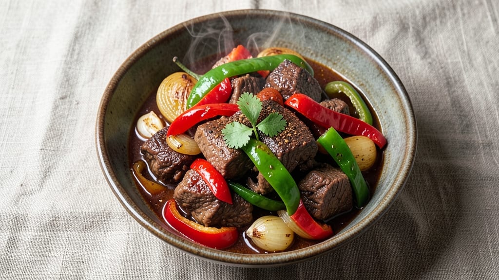 Beef And Pepper Stew Recipe: Deep-Simmered Richness With Caramelized Onion Depth