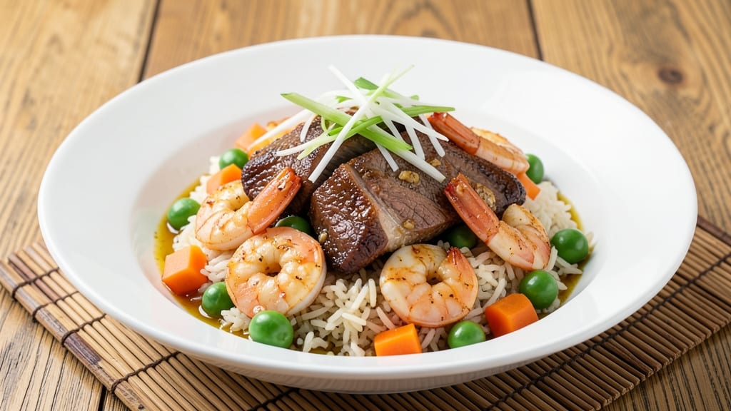 Beef and Shrimp Fried Rice Recipe: Wok-Tossed Protein-Packed Powerhouse