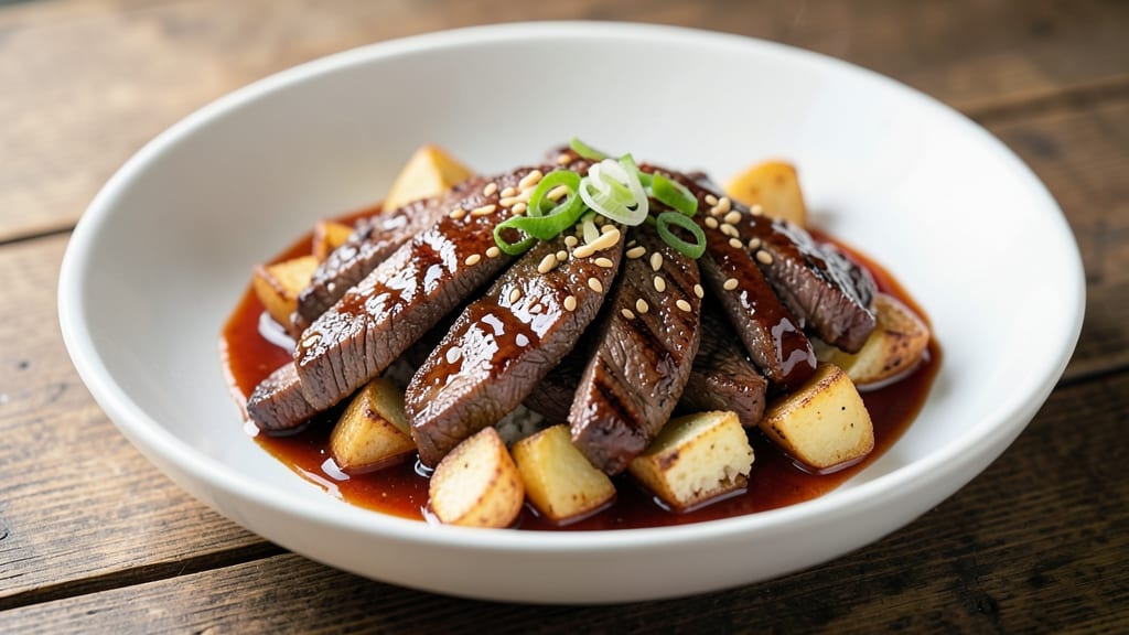 Asian Beef and Potatoes Recipe: Sweet Soy-Braised Tender Bites