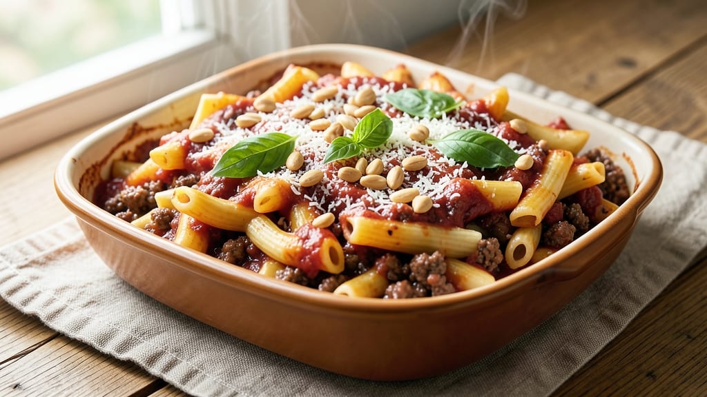 Baked Ziti Recipe with Ground Beef and Italian Sausage: Cheesy Layers That Bake to Golden Crust