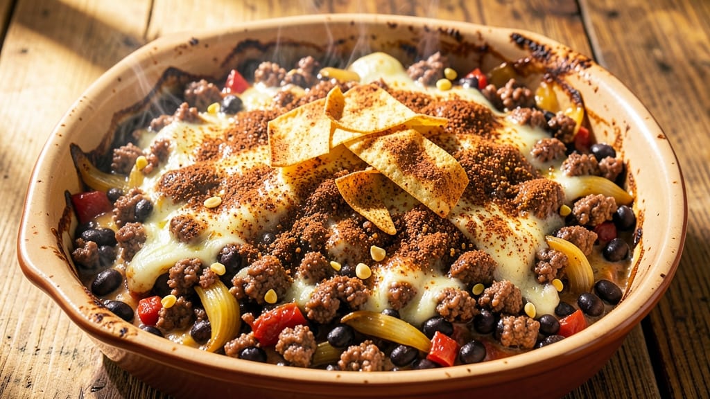 Beef and Black Bean Casserole Recipe: Smoky Cumin and Cheese Layered Magic