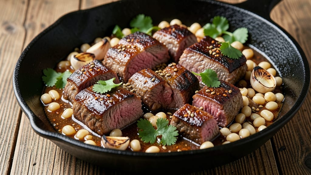 Beef and Hominy Recipe: Smoky Cumin and Charred Corn Crunch Fusion