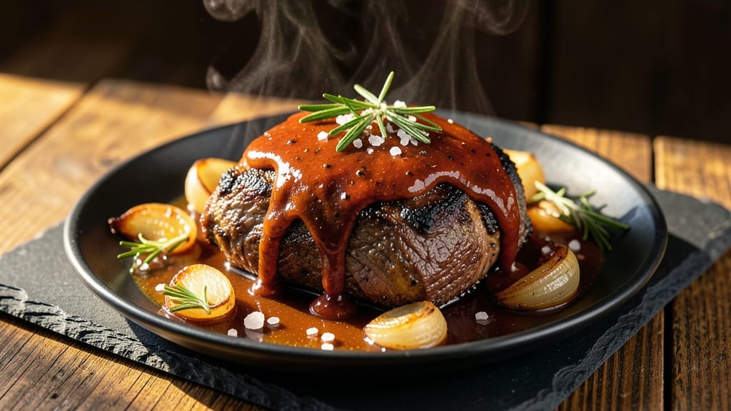 BBQ Beef Recipe Oven: Slow-Braised Beef with Caramelized Onion Depth