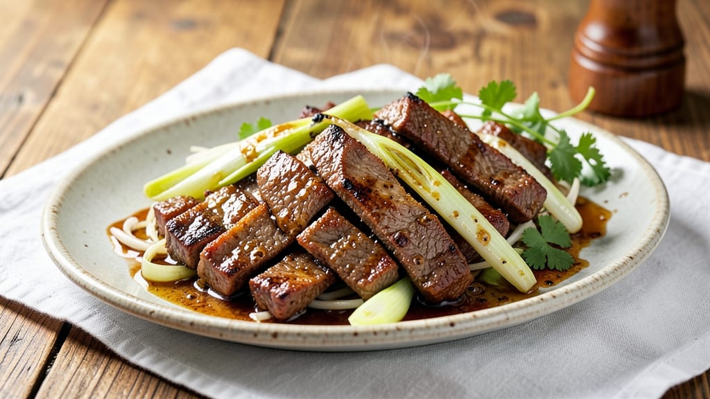 Beef and Leek Stir Fry Recipe: Savory Wok Technique With Silky Sauce