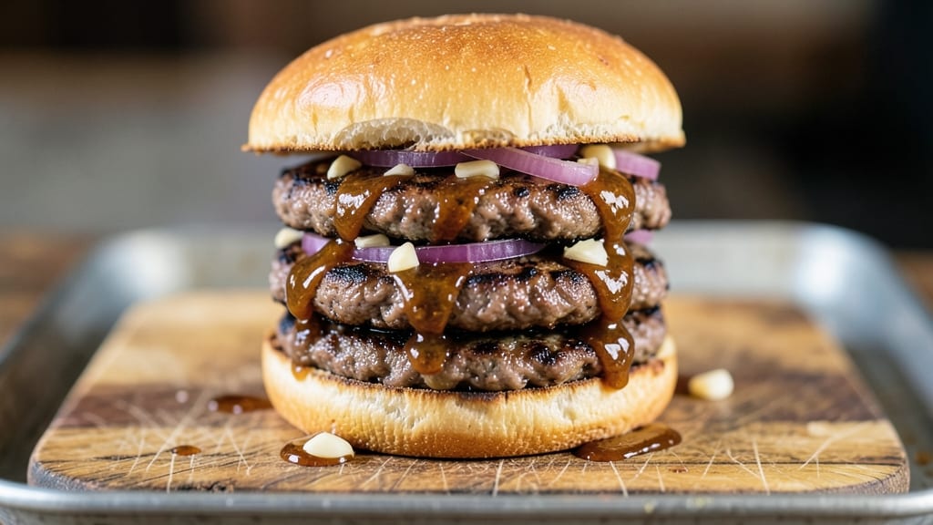 Bbq Beef Hamburgers Best Recipe: Smoky Char and Juicy Centers