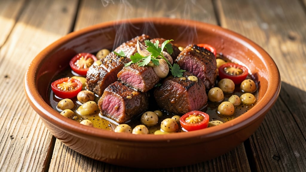 Beef and Chickpea Stew Recipe: Spiced Lentil Depth and Tender Beef Bites