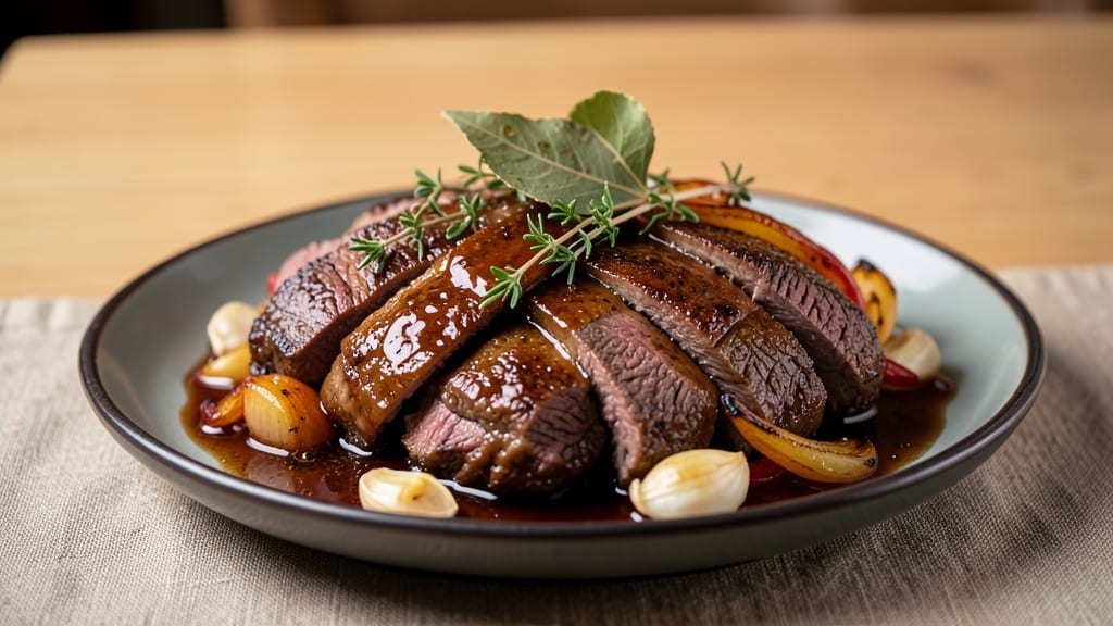 Beef and Brandy Recipe: Deep-Roasted Richness With Warm Spice Notes