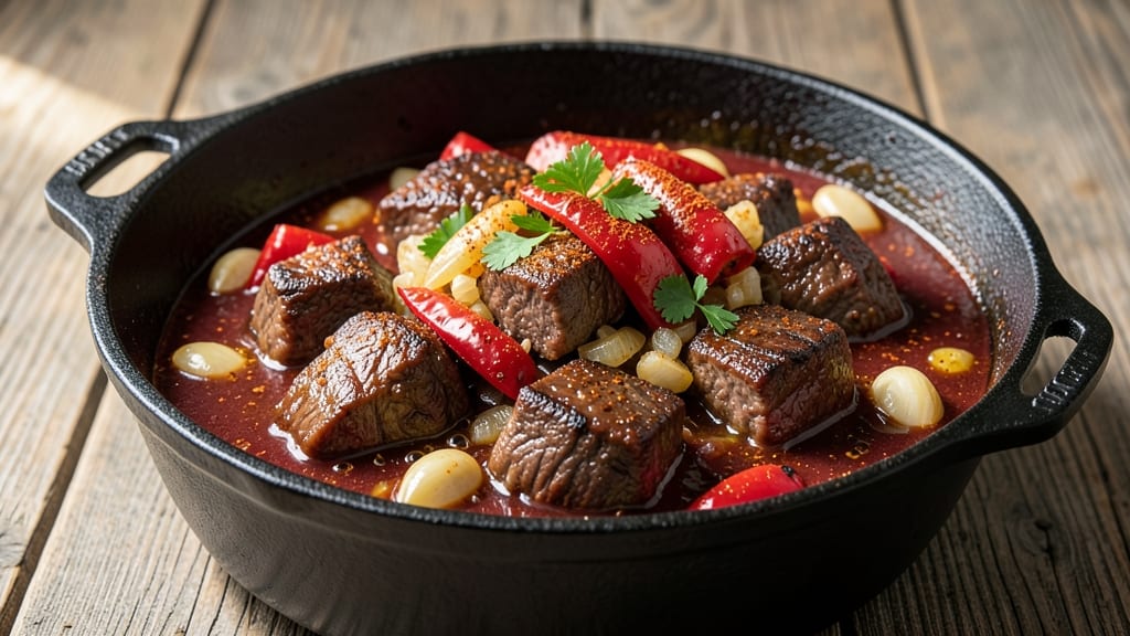 Austrian Beef Goulash Recipe: Paprika-Spiced Stew with Tender Meat and Rich Gravy