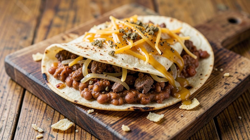 Beef and Refried Bean Burritos Recipe: Crispy Tortilla Crunch With Cheesy Pull-Apart Magic