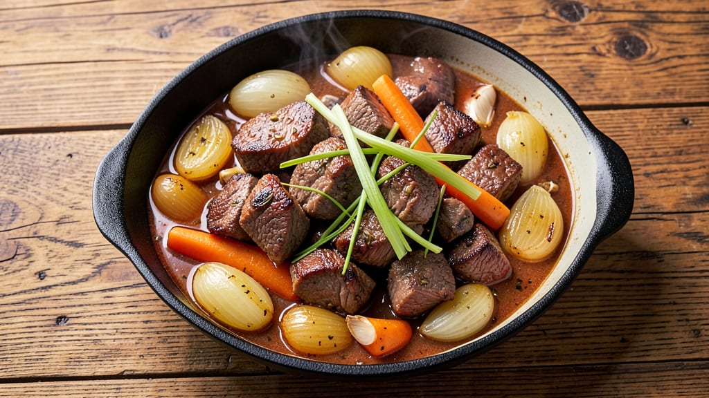 Beef and Onion Stew Recipe: Deep-Simmered Richness With Caramelized Sweetness