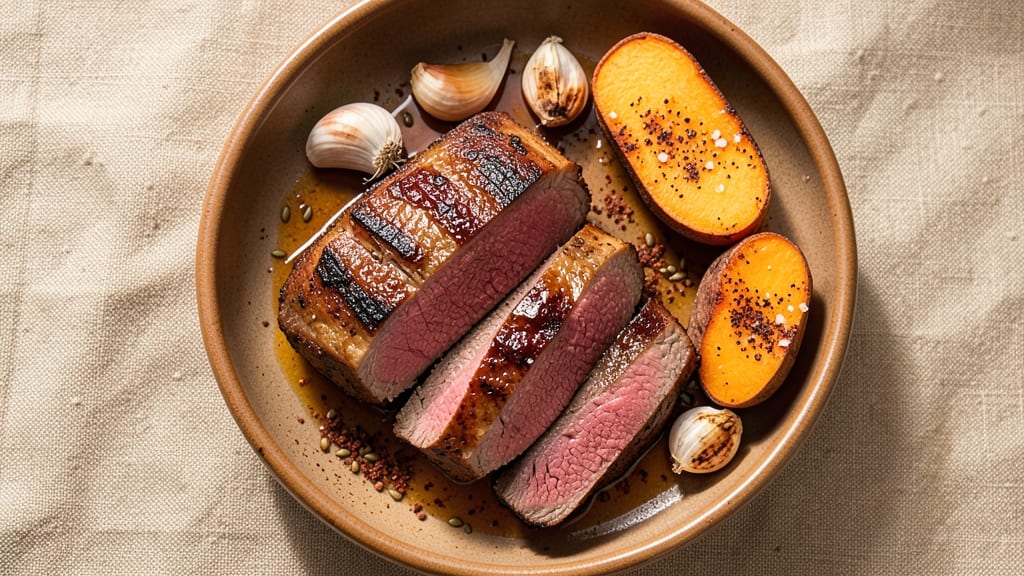 Baked Sweet Potato and Beef Recipe: Smoky-Spiced Roast With Caramelized Sweetness