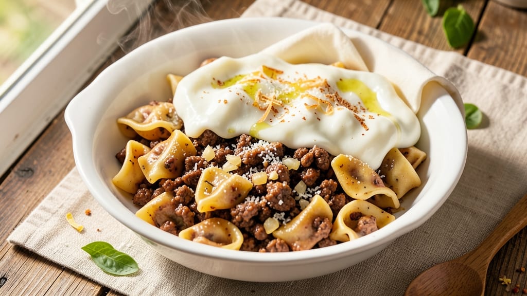 Beef and Cheese Tortellini Recipe: Cheesy-Filled Pasta with Savory Meat Twist