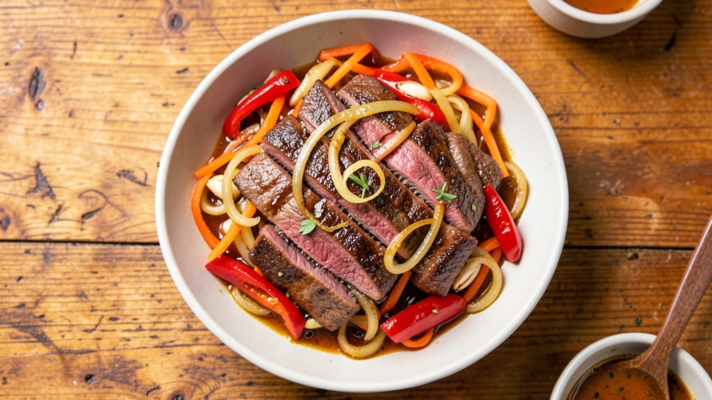 American Beef Stir Fry Recipe: Sweet and Spicy Soy-Ginger Balance