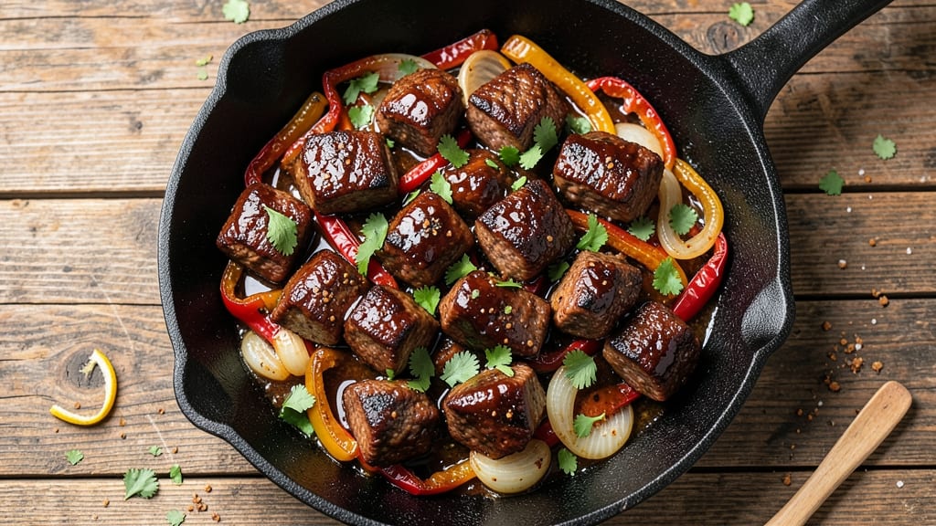 BBQ Beef Cubes Recipe: Smoky Charred Bites With Juicy Centers
