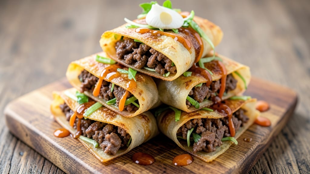 Beef and Pork Egg Rolls Recipe: Crispy Wraps With Juicy Fillings