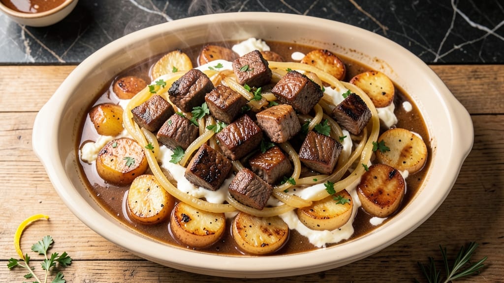 Beef and Onion Casserole Recipe: Savory Layers of Caramelized Onions and Tender Beef