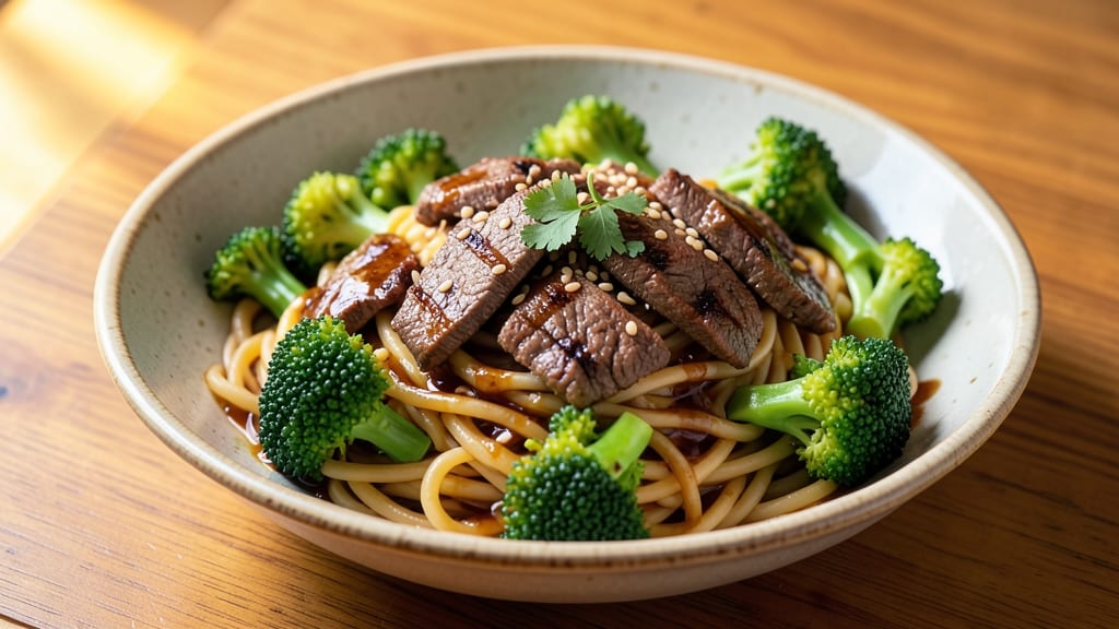 Beef and Broccoli Noodle Stir Fry Recipe: Savory Soy-Ginger Balance in One-Pan Speed