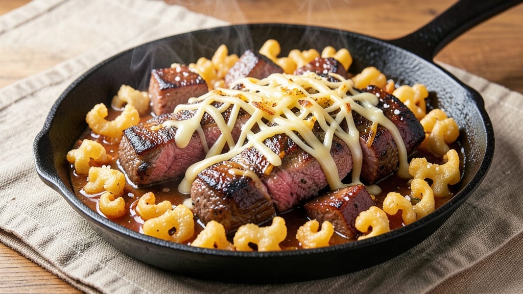 Beef and Tater Tots Recipe: Crispy Top, Cheesy Rivers, One-Pan Magic