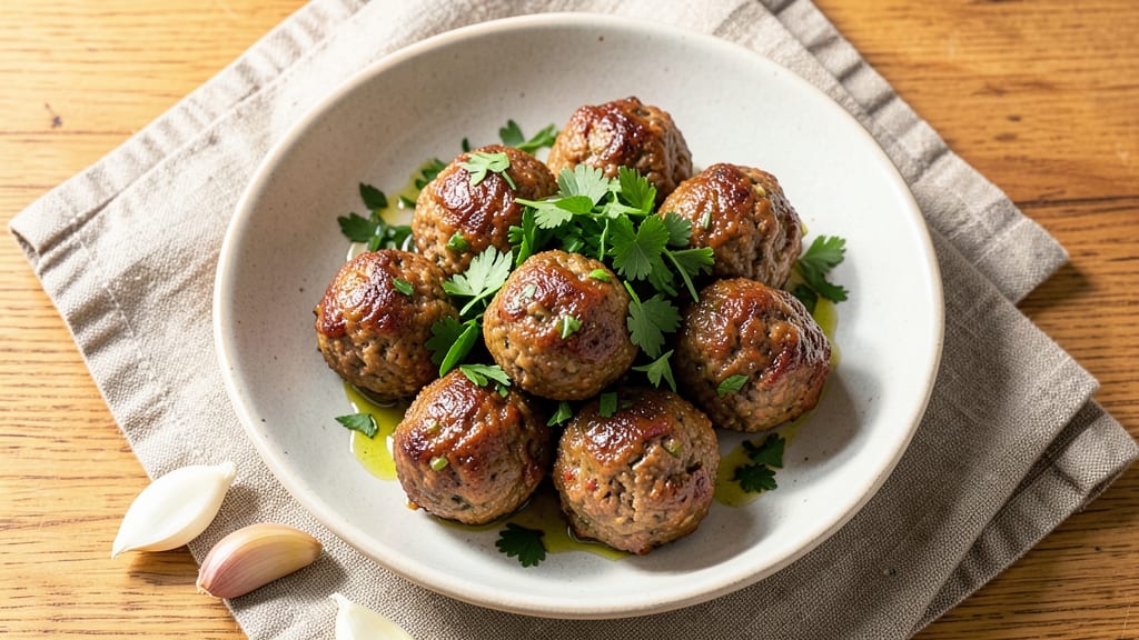 Beef and Italian Sausage Meatballs Recipe: Herb-Infused Bites With Crispy Pan-Seared Crust