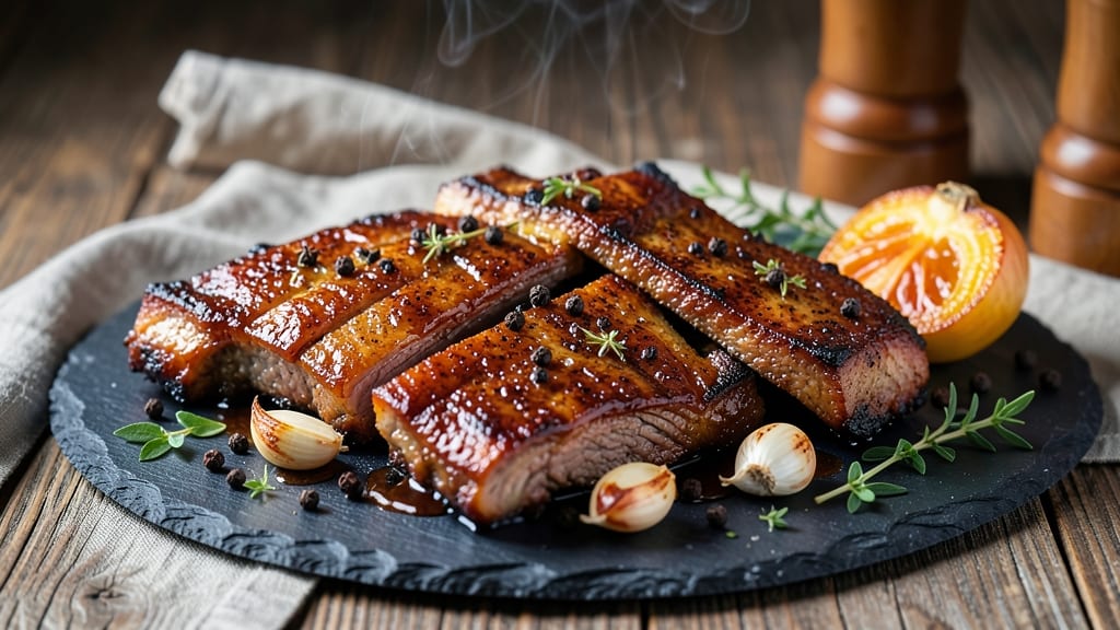 Baked BBQ Beef Ribs Recipe: Crispy Bark, Juicy Meat in One Pan