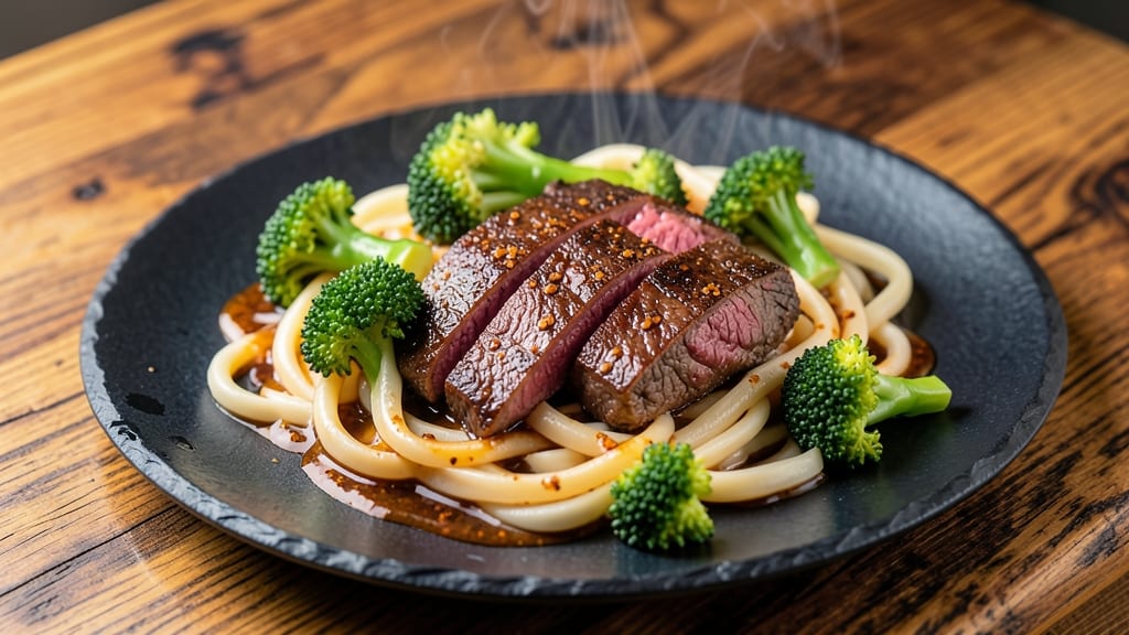 Beef and Broccoli Udon Recipe: Silky Noodles With Savory Stir-Fry Crunch
