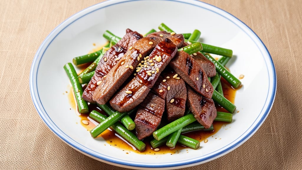 Beef and Green Beans Chinese Recipe: Soy-Ginger Glaze With Crunchy Stir-Fry Texture