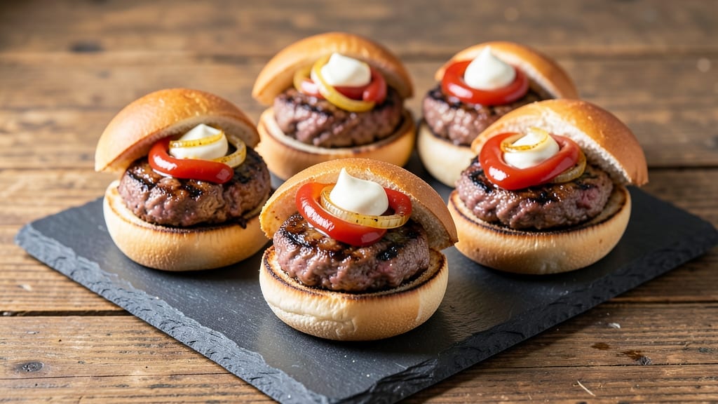 Baked Beef Sliders Recipe: Juicy Mini Burgers With Caramelized Onion Crowns