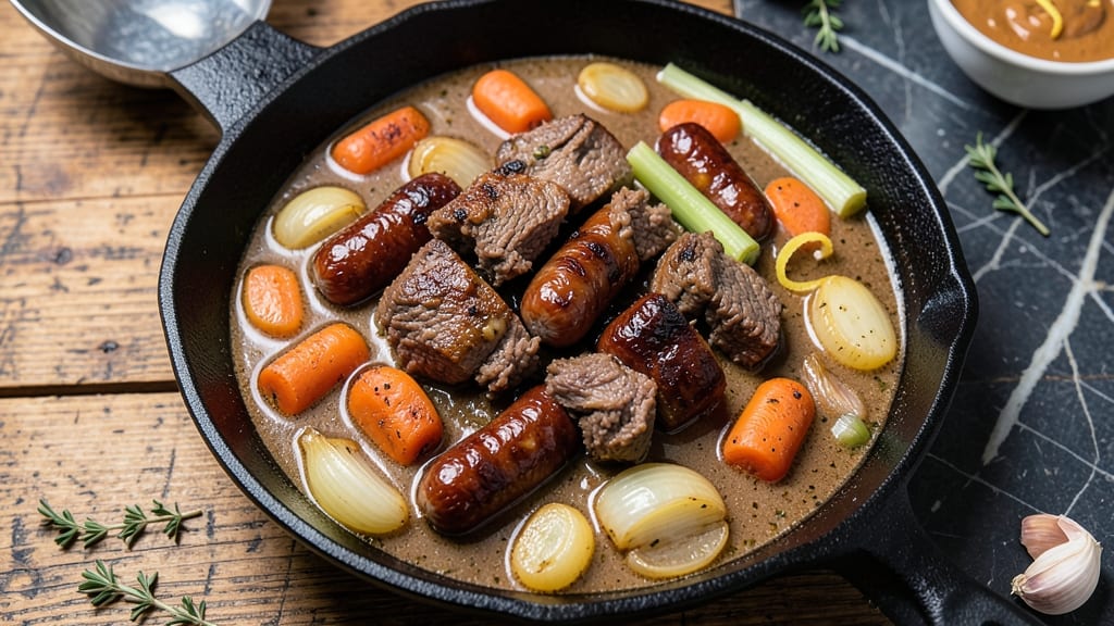 Beef and Sausage Stew Recipe: Deep, Smoky Flavor in One Pot