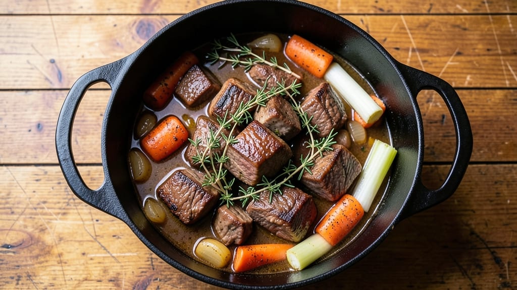 Basic Beef Stew Recipe Without Wine: Deep-Simmered Richness with Caramelized Roots