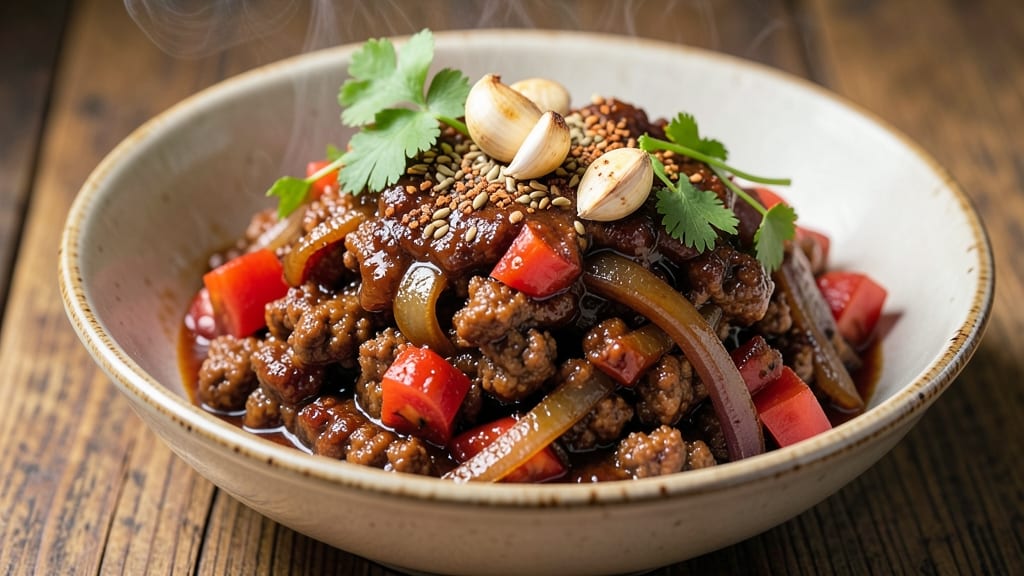 BBQ Minced Beef Recipe: Smoky Cumin-Spiced Crust Over Melty Cheese Rivers