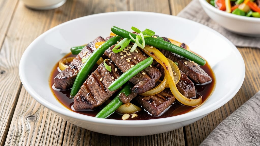 Beef and Bean Stir Fry Recipe: Savory Soy-Ginger Balance in One Pan