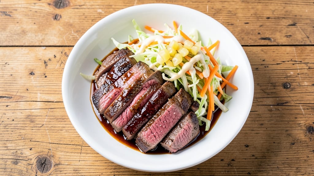 Beef and Coleslaw Recipe: Juicy Steak with Tangy Crunchy Slaw