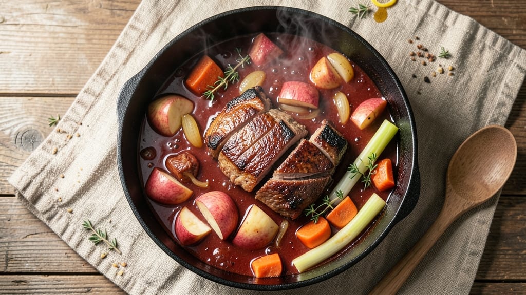 Apple Beef Stew Recipe: Sweet-Tart Apple and Spiced Beef Simmer