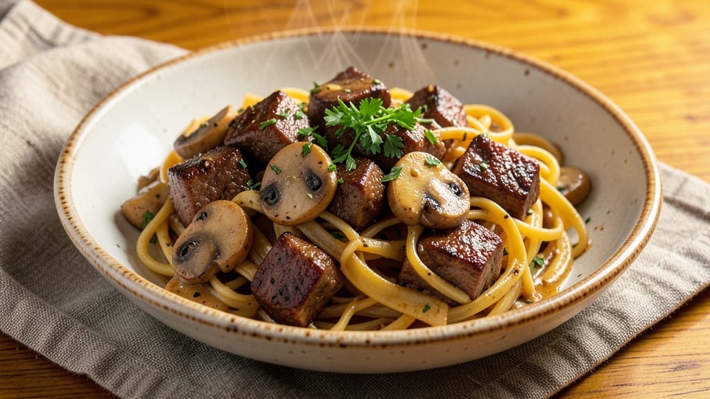 Beef and Mushroom Pasta Recipe: Umami-Packed Pasta With Earthy Depth