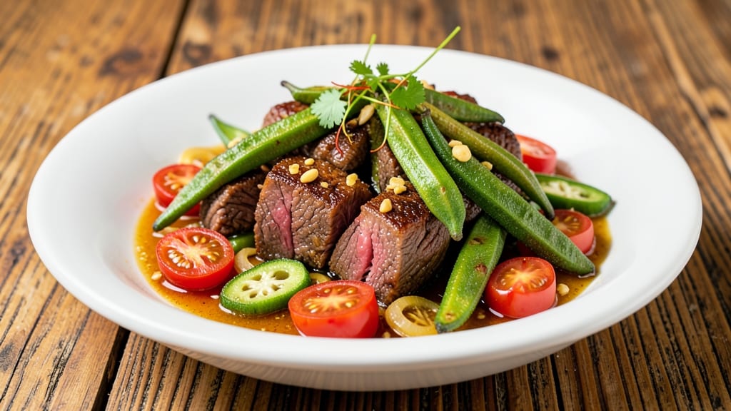 Ampalaya Con Beef Recipe: Slow-Simmered Okra Stew With Tender Beef Bites