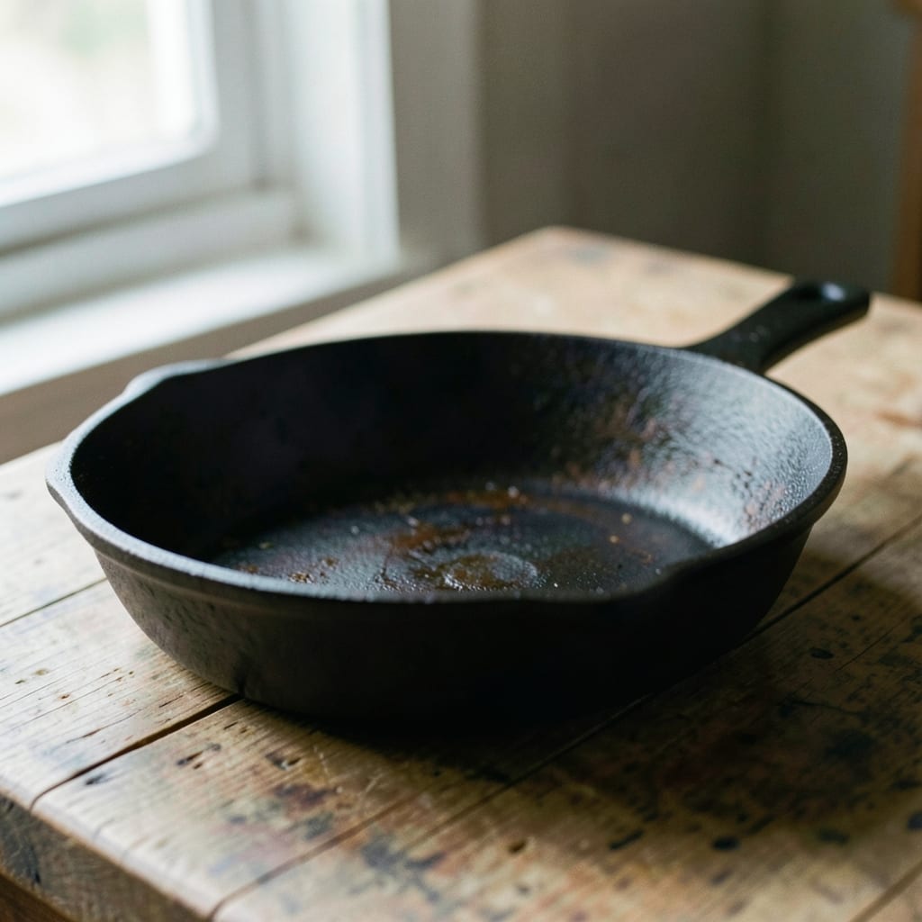 The cast iron skillet