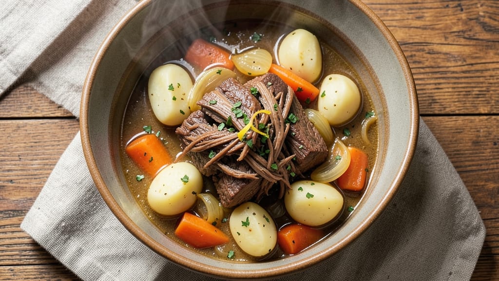 Amazing Crock Pot Beef Stew Recipe: Slow-Cooked Depth With Herbed Potatoes